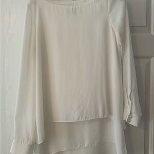 Elegant White Women's Blouse